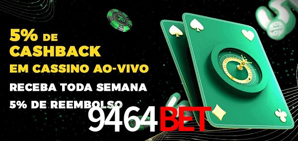 Promoções do cassino ao Vivo 9464bet